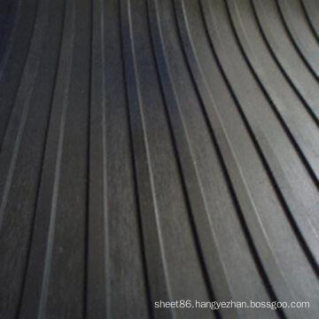 Wide Ribbed Anti-Slip Rubber Flooring Sheet